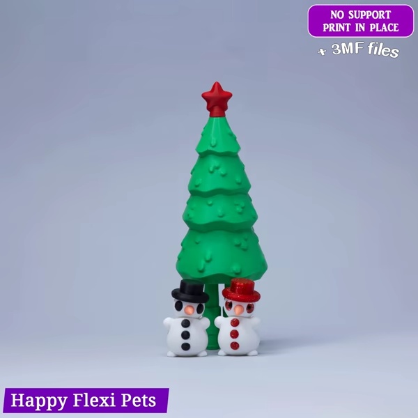 Santa y muñeco de nieve