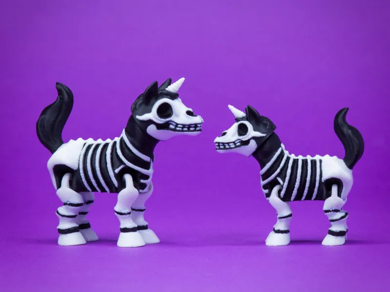 Unicornio esqueleto